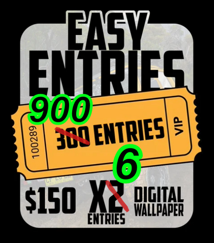900 Entries + 2 Digital Downloads - Adventure Corp