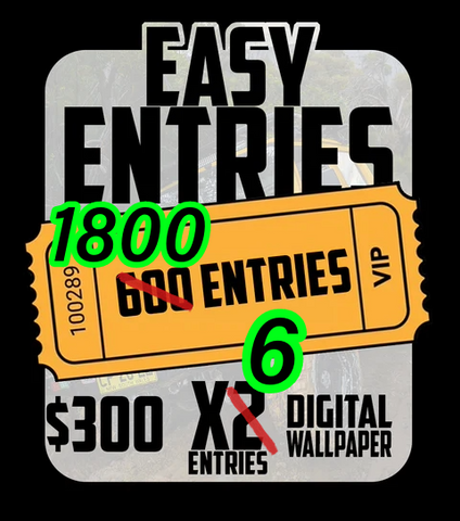 1800 Entries  + 4 Digital Downloads - Adventure Corp