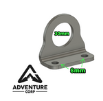Universal 2 Bolt Tie Down Point 90 degrees - Adventure Corp