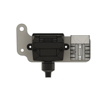 7 Pin Flat + Anderson Plug Mounting Bracket – Double Stack Option, Trailer Breakaway Ready, 2mm Stainless Steel.