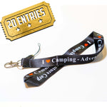 I <3 Camping Key / Phone Lanyard - Adventure Corp